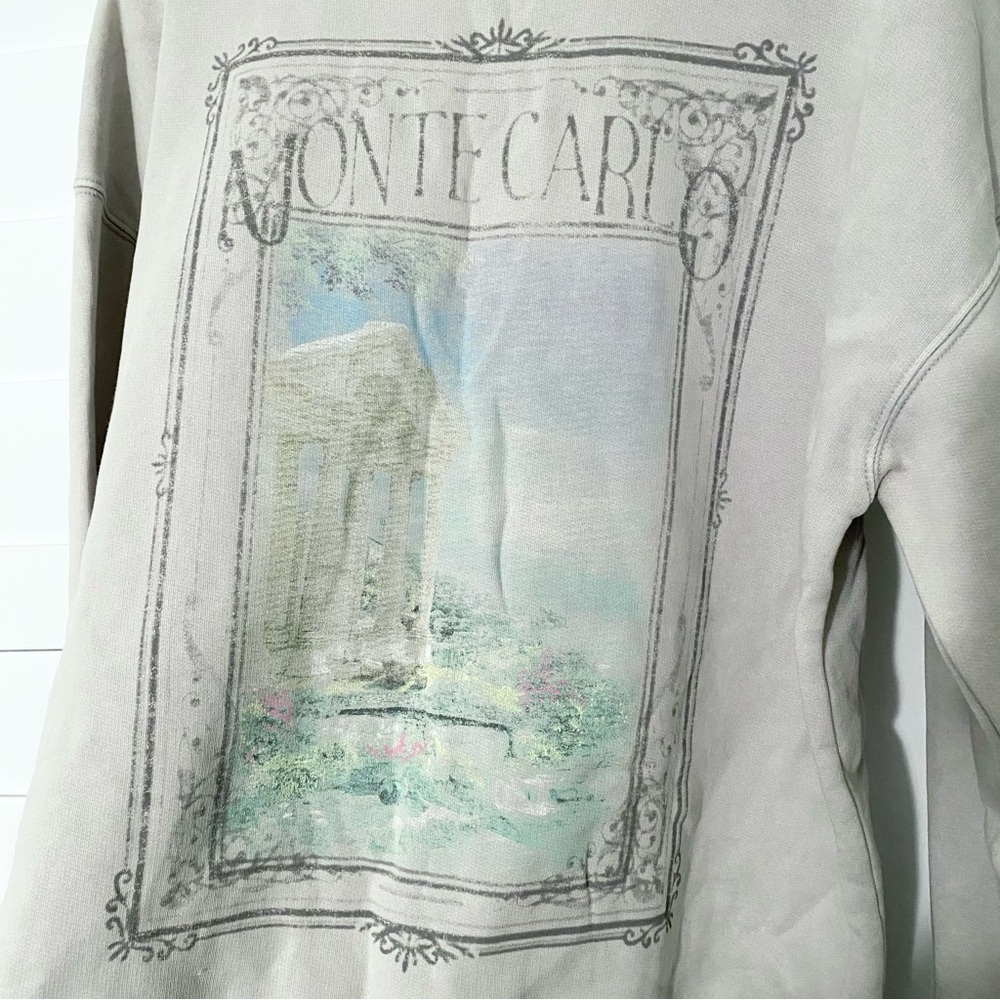 WILD FABLE | Monte Carlo Floral Graphic Sweatshirt Gray | Multiple Sizes! - Picture 3 of 5